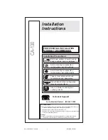 Code Alarm CA-130 Installation Instructions Manual preview