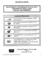 Предварительный просмотр 3 страницы Code Alarm ca4054 Installation Manual