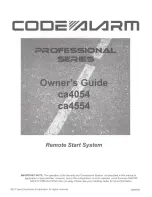 Предварительный просмотр 25 страницы Code Alarm ca4054 Installation Manual