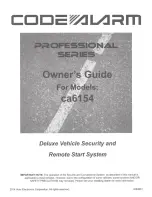 Preview for 37 page of Code Alarm ca6154 Professional Series Installation Manual