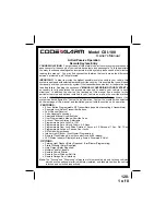 Code Alarm CSI-100 Owner'S Manual preview