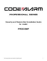 Code Alarm Procomp Installation Manual preview