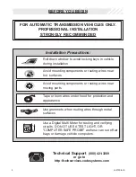 Preview for 4 page of Code Alarm Professional ca6153 Installation Manual