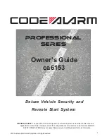 Preview for 37 page of Code Alarm Professional ca6153 Installation Manual