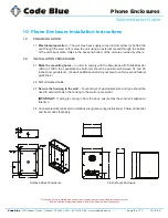 Preview for 16 page of Code Blue CB 1-e Administrator'S Manual