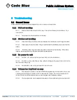 Preview for 28 page of Code Blue CB 1 Series Administrator'S Manual