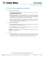 Предварительный просмотр 40 страницы Code Blue CB 4 Series Administrator'S Manual