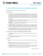 Preview for 30 page of Code Blue CB 5-p Administrator'S Manual