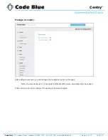 Предварительный просмотр 22 страницы Code Blue Centry Series Administrator'S Manual