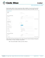 Предварительный просмотр 30 страницы Code Blue Centry Series Administrator'S Manual