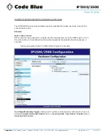 Preview for 31 page of Code Blue IP1500 User Manual