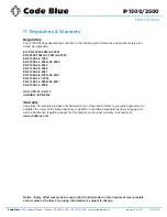 Preview for 39 page of Code Blue IP1500 User Manual