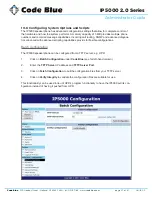 Предварительный просмотр 27 страницы Code Blue IP5000 2.0 Series Administrator'S Manual