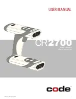 Preview for 1 page of Code CR2700 User Manual