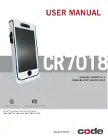 Code CR7000 Series User Manual предпросмотр