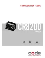 Code CR8200 Configuration Manual preview