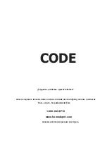 Предварительный просмотр 20 страницы Code DL10490BK1-4 Use And Care Manual