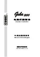 Code Gobo 200 Manual предпросмотр