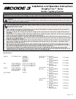 Code WingMan Flex Series Installation And Operation Instructions Manual preview