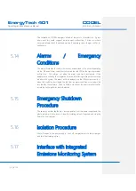 Preview for 106 page of CODEL Energy Tech 401 Installation, Operation And Maintenance Manual