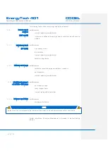 Preview for 114 page of CODEL Energy Tech 401 Installation, Operation And Maintenance Manual