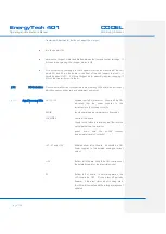 Preview for 124 page of CODEL Energy Tech 401 Installation, Operation And Maintenance Manual