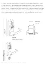 Предварительный просмотр 13 страницы CODELOCKS CL5500 SERIES Installation Instructions Manual