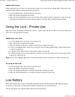 Предварительный просмотр 4 страницы CODELOCKS KL1050 Programming &  Operating Manual