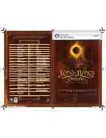 CodeMasters Lord Of the Rings Online - Shadows of Angmar for PC PLOTRCDUK05 Manual preview