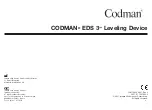 Preview for 1 page of Codman EDS 3 Manual