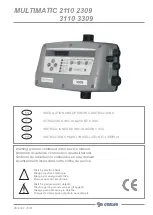 Coelbo MULTIMATIC 2110 Installation And Operating Instructions Manual preview