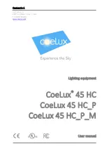 CoeLux 45 HC P M CE User Manual preview