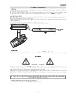 Предварительный просмотр 9 страницы Coemar CF 7 Wash Zoom X Instruction Manual