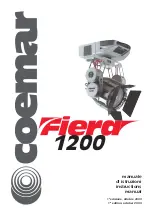 Coemar Fiera 1200 Instruction Manual предпросмотр