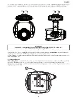 Предварительный просмотр 9 страницы Coemar Infinity Spot L Instruction Manual