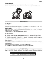 Preview for 25 page of Coemar Infinity Spot S Instruction Manual