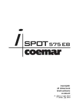 Coemar ISPOT 575 EB Instruction Manual preview