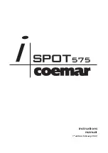 Предварительный просмотр 1 страницы Coemar iSpot 575 Instruction Manual