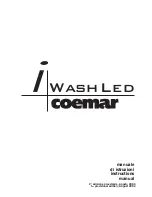 Coemar iWash Led Instruction Manual preview