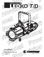 Coemar LEDko D Instruction Manual предпросмотр