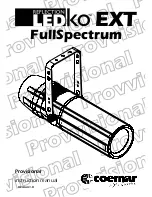 Предварительный просмотр 1 страницы Coemar Ledko EXT FullSpectrum Instruction Manual