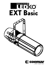 Предварительный просмотр 1 страницы Coemar LEDko EXT Manual