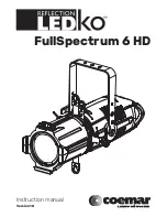 Coemar LEDko FullSpectrum 6 HD Instruction Manual предпросмотр