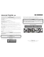 Предварительный просмотр 2 страницы Coemar LineaLED Flexible Manual