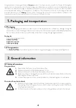 Preview for 4 page of Coemar Otello VariWhite 6 User Manual