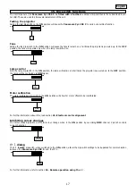 Preview for 17 page of Coemar Panorama Cyc 250 C. Instruction Manual