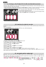 Preview for 29 page of Coemar ProSpot 150 LX Manual