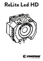 Предварительный просмотр 1 страницы Coemar ReLite Led HD Manual