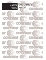 Coemar sequenza 500 al 5090 Instruction Manual preview