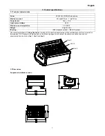 Preview for 5 page of Coemar Stage Lite Led sc Instruction Manual